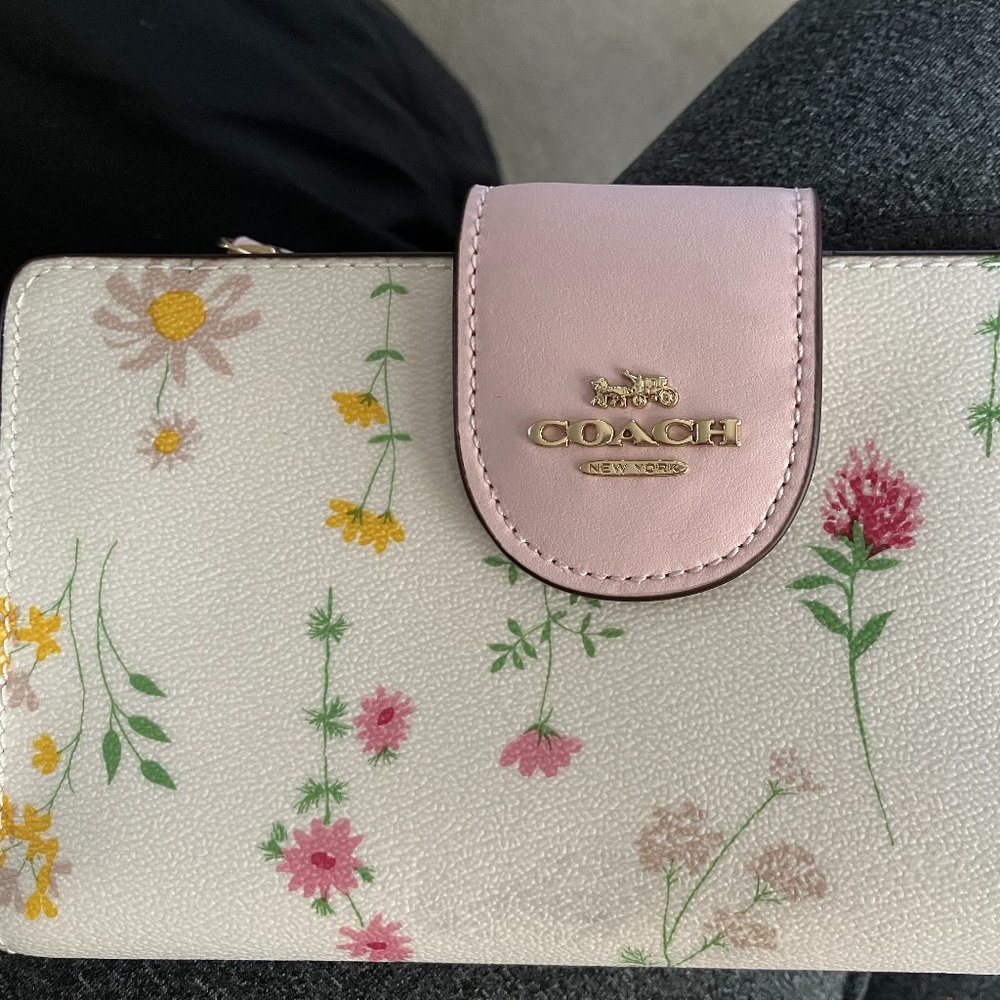 Coach Wildflower Print Tech Wallet